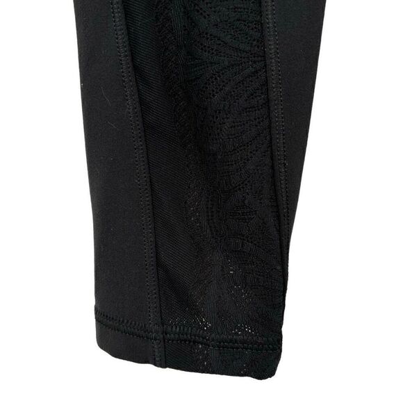 Athleta Salutation Stash II Lace 7/8 Tight Leggings Black XS - Picture 9 of 11